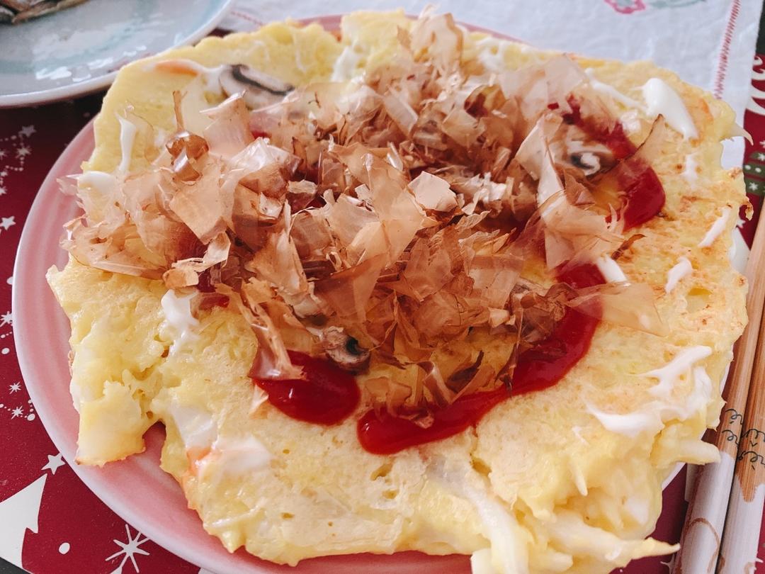 无面粉松软豆腐大阪烧