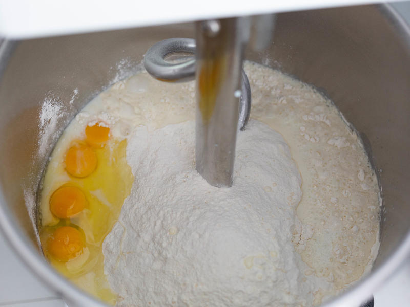 纯奶手撕吐司的做法 步骤1