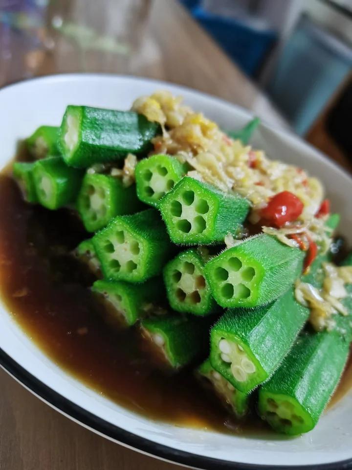 蒜蓉秋葵