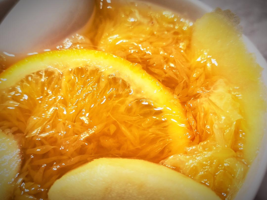 苹果热橙柠檬茶