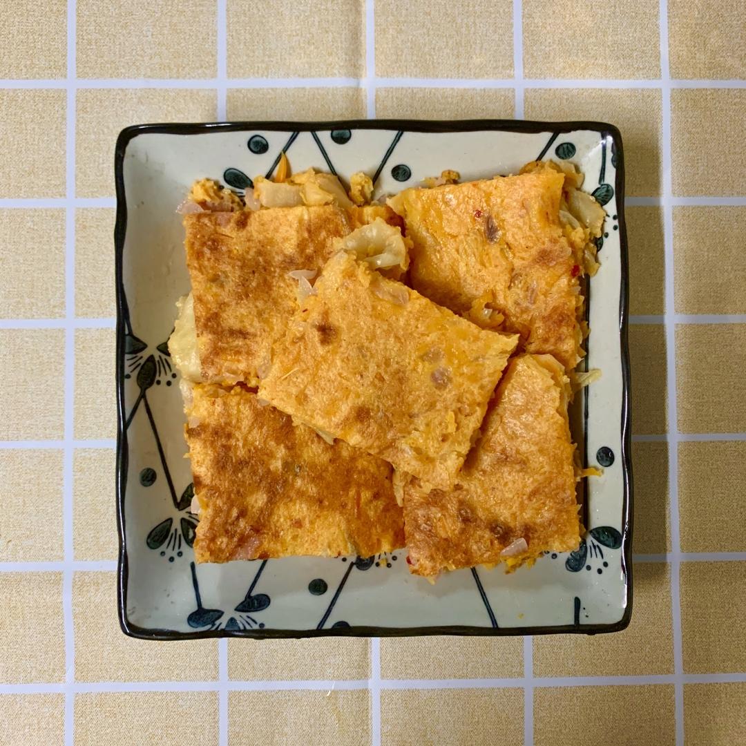 堂妈教你做泡菜饼
