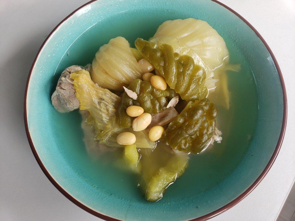 酸菜苦瓜排骨汤