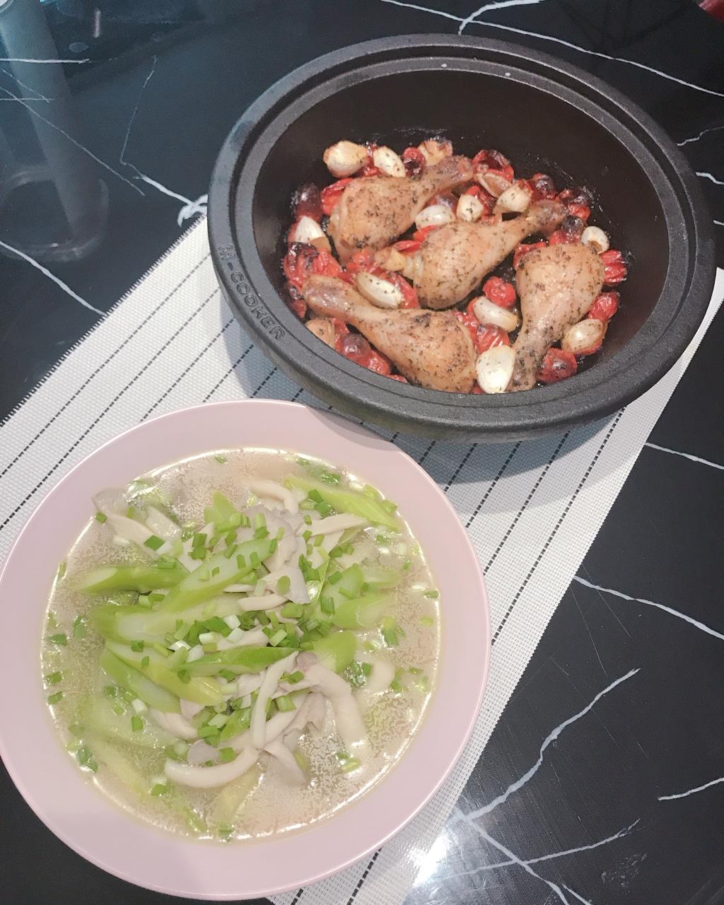 番茄大蒜香草烤鸡腿（庄祖宜）