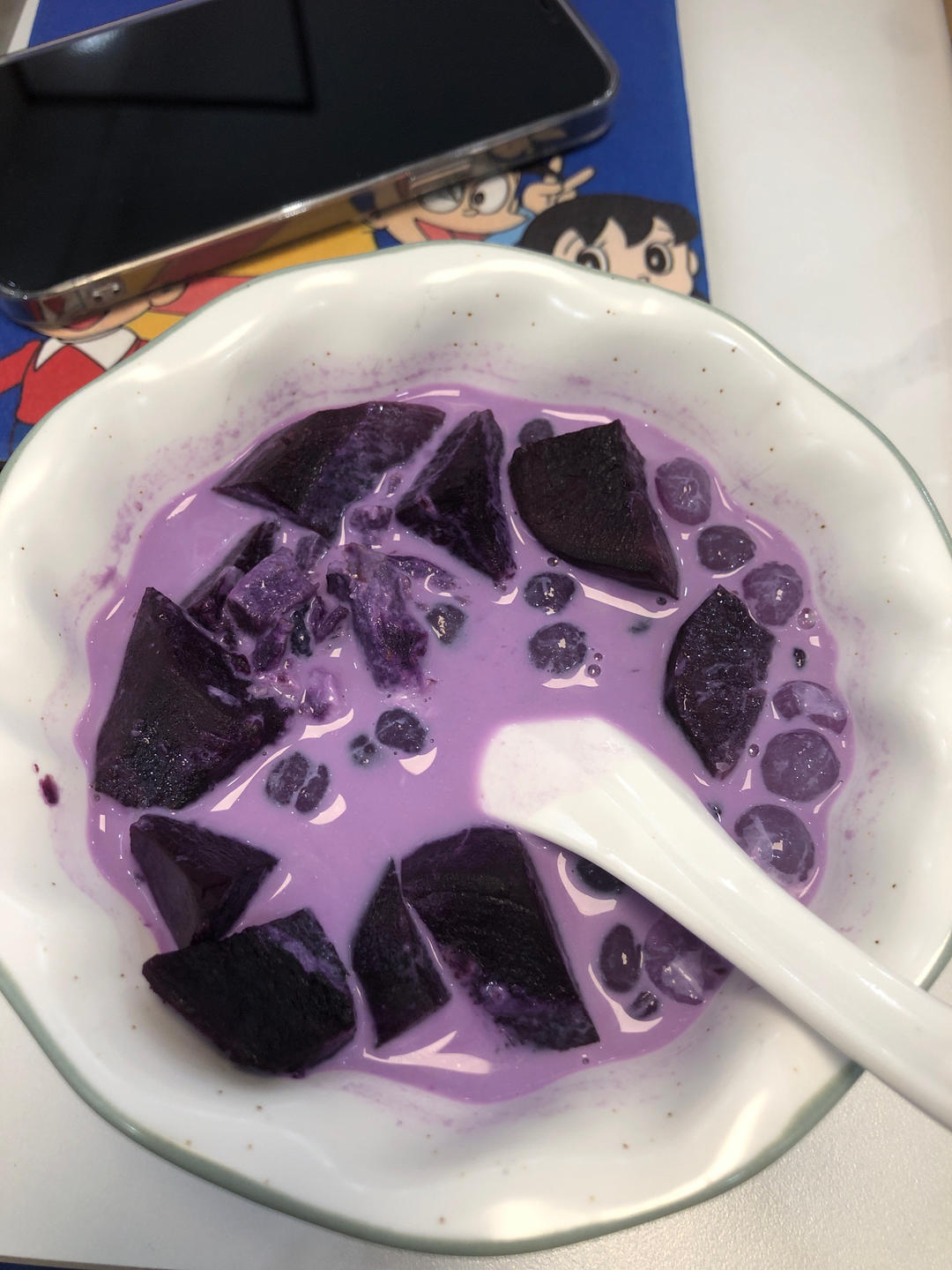 紫薯椰汁西米露