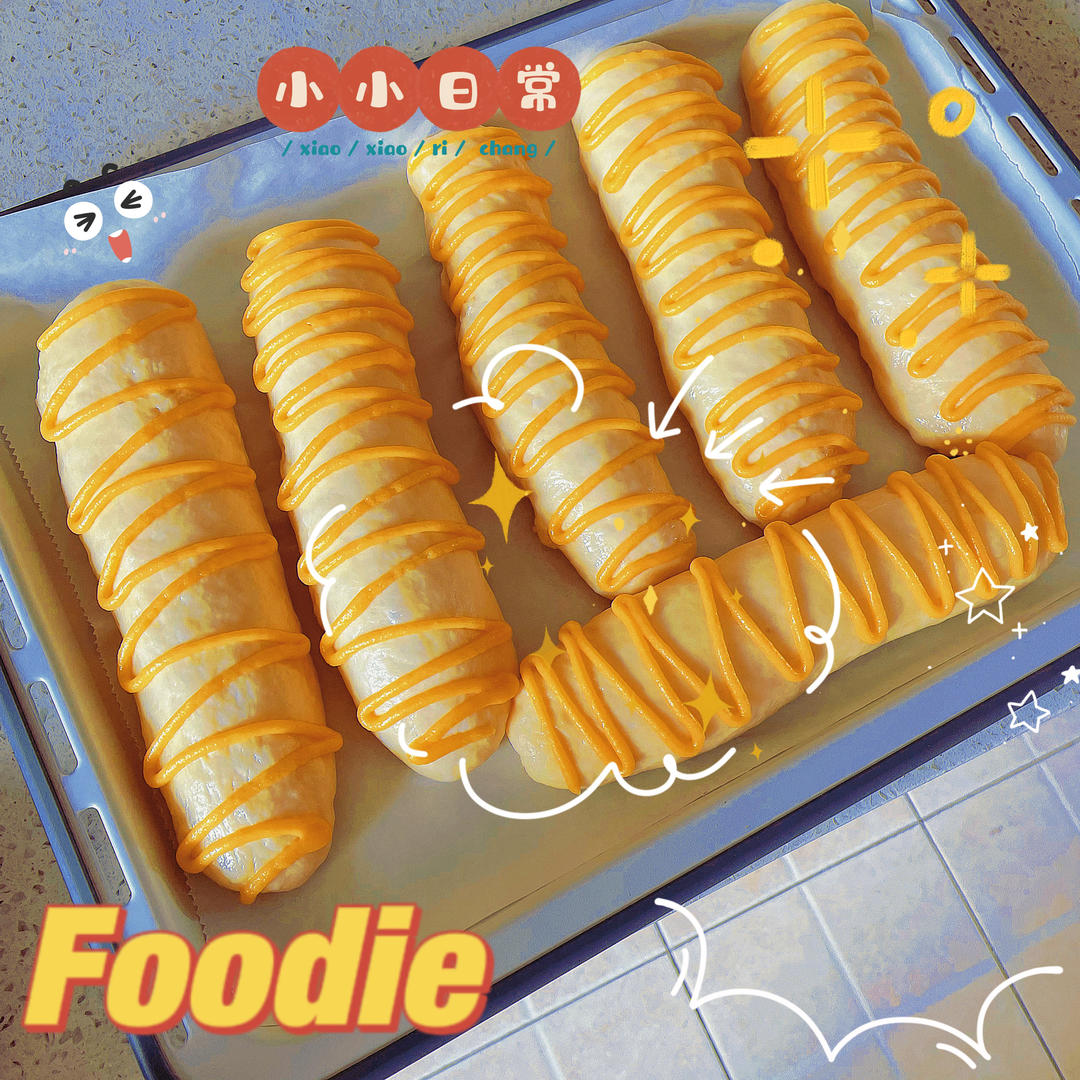 视频🐛经典｜毛毛虫面包｜美味松软｜奶味浓郁｜一口一个满足