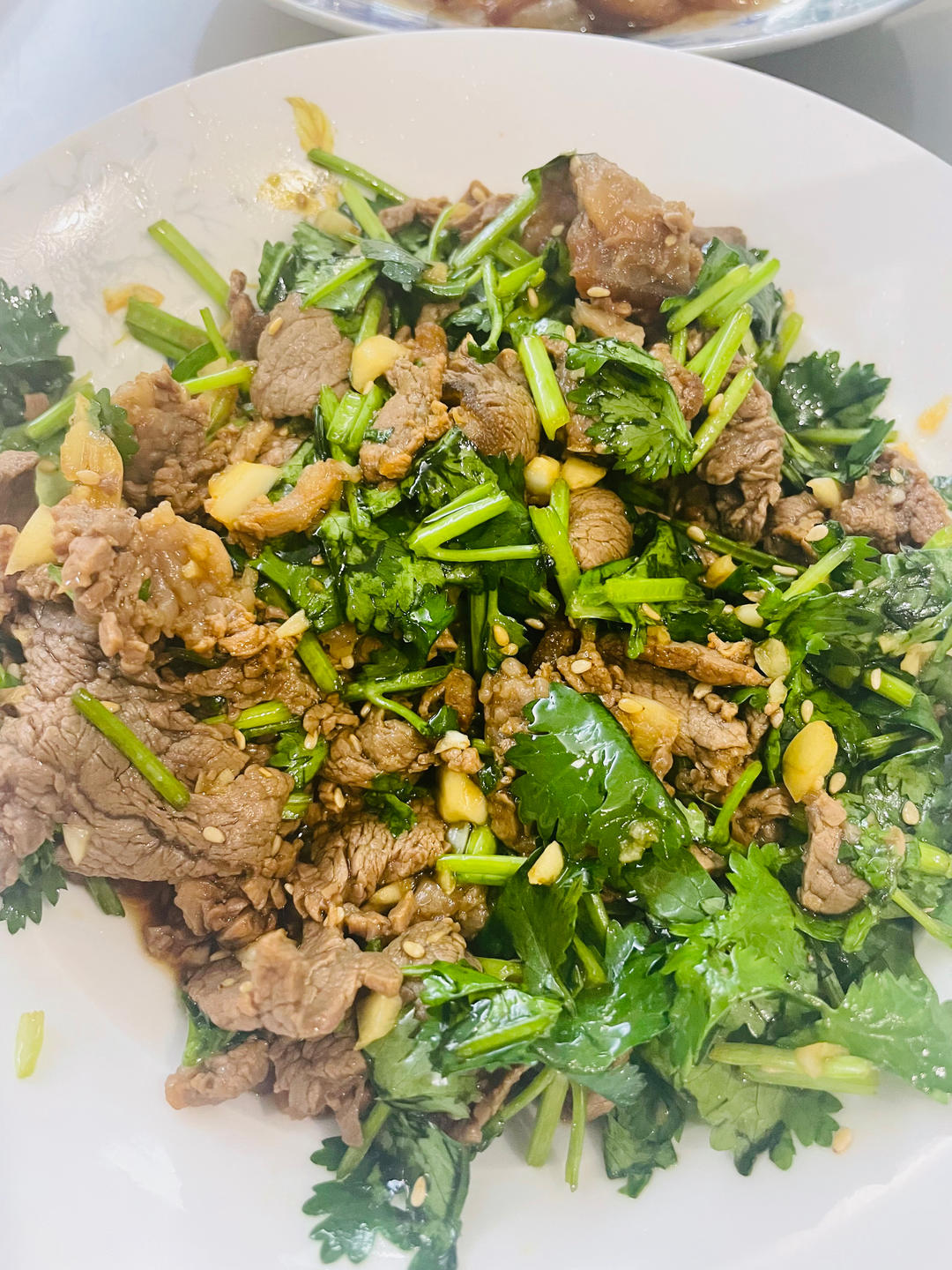 丈母娘吃了都夸的凉拌香菜牛肉