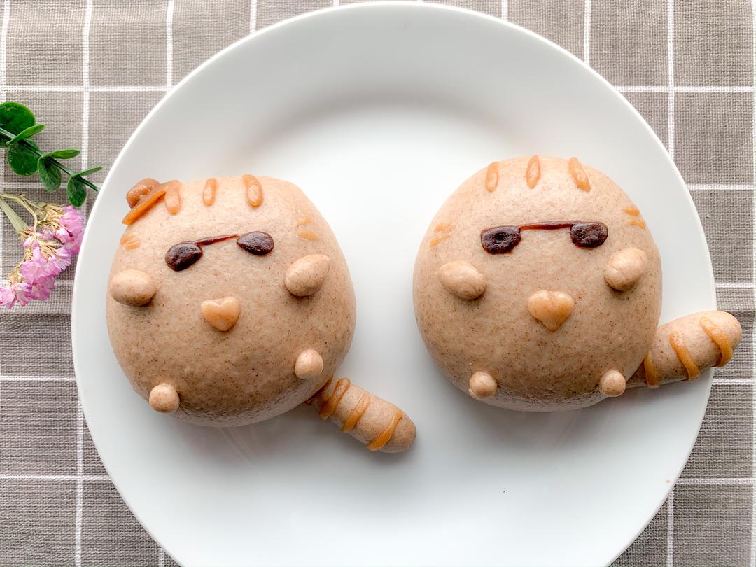 黑小麦卡通馒头水光肌肥猫的做法