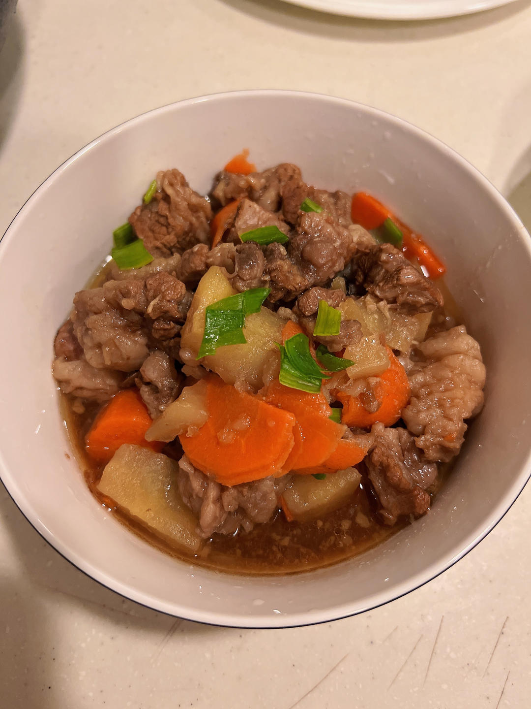 土豆焖牛腩
