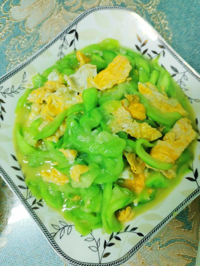 丝瓜炒鸡蛋