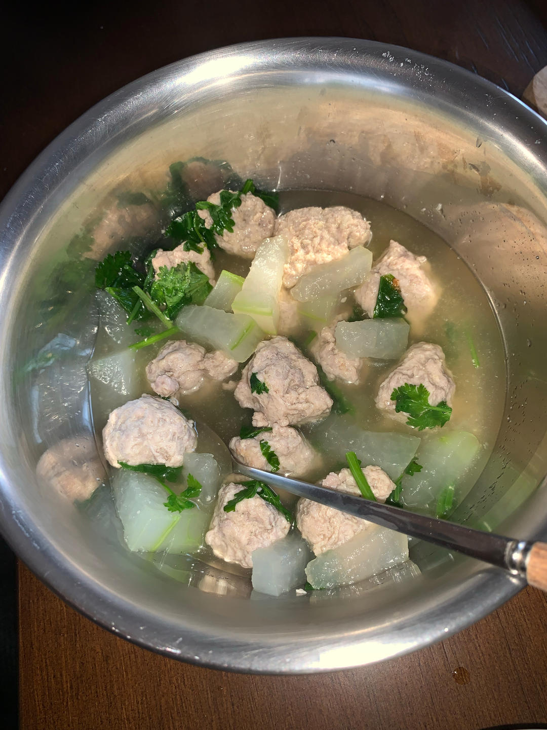 巨鲜美的冬瓜丸子汤