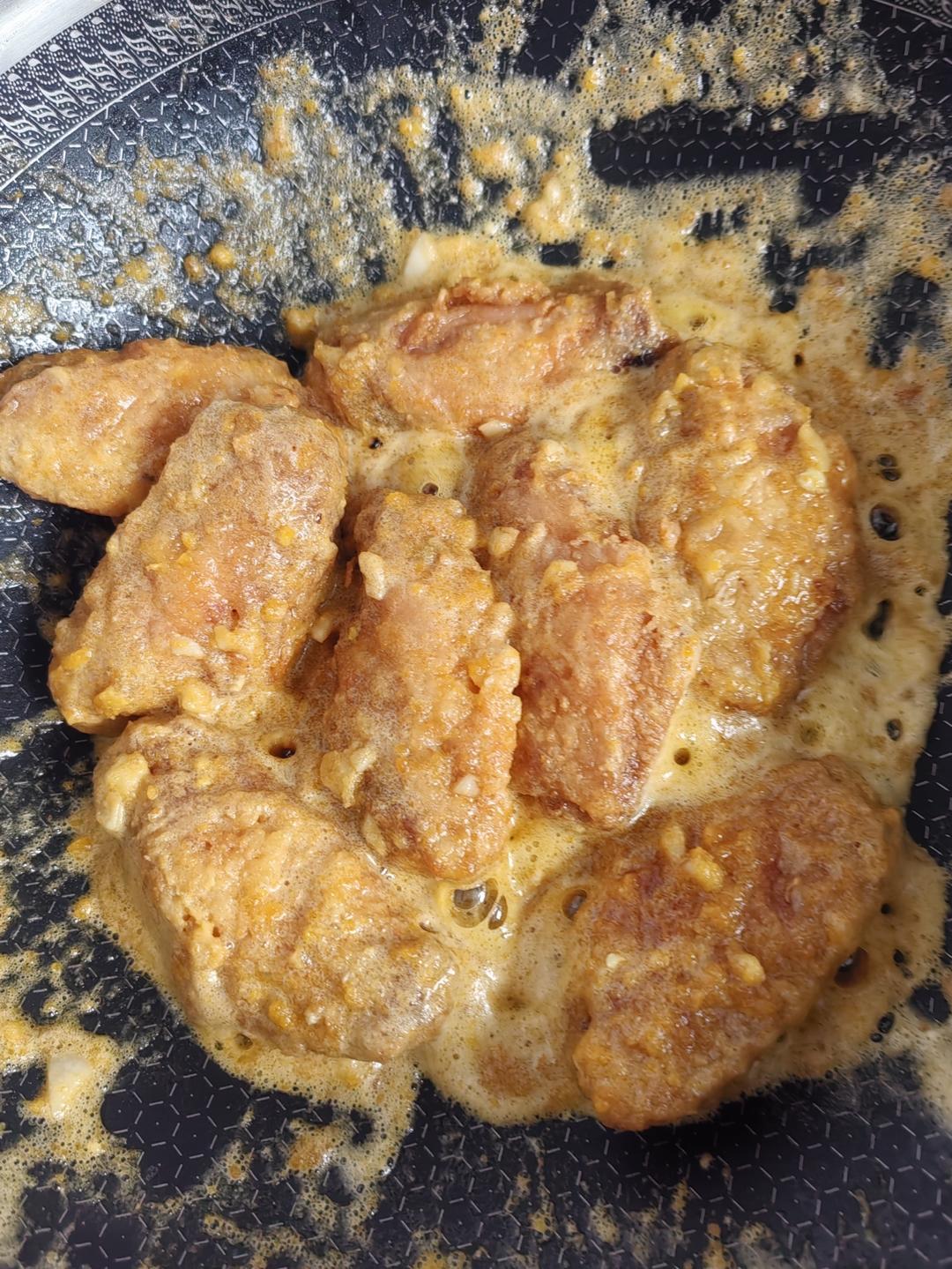 金沙咸蛋黄鸡翅（蛋黄酱版）
