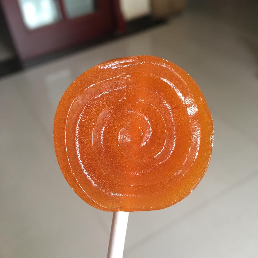 橘子味冰糖棒棒糖的做法
