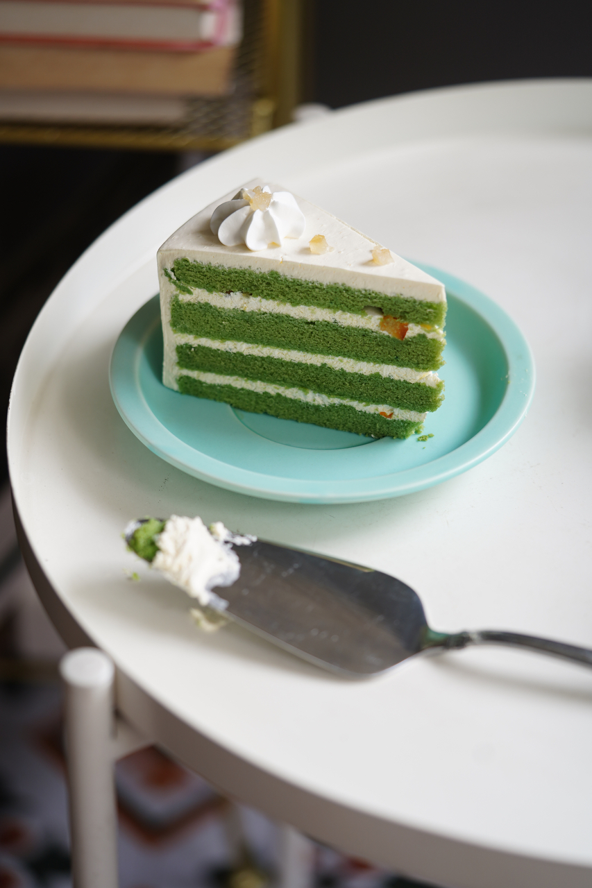 抹茶奶油蛋糕—做法简单颜值超高