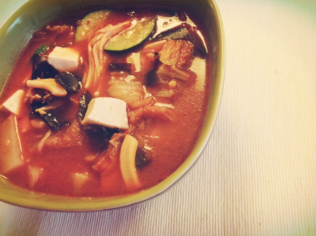 韩式豆腐汤 순두부 찌개 (附汤底做法)