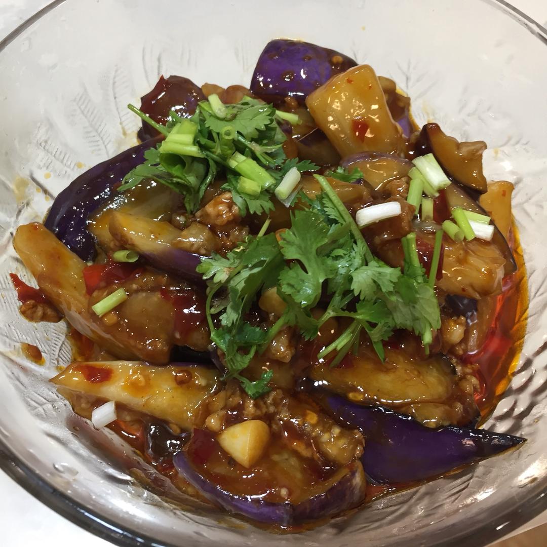 红烧肉沫茄子