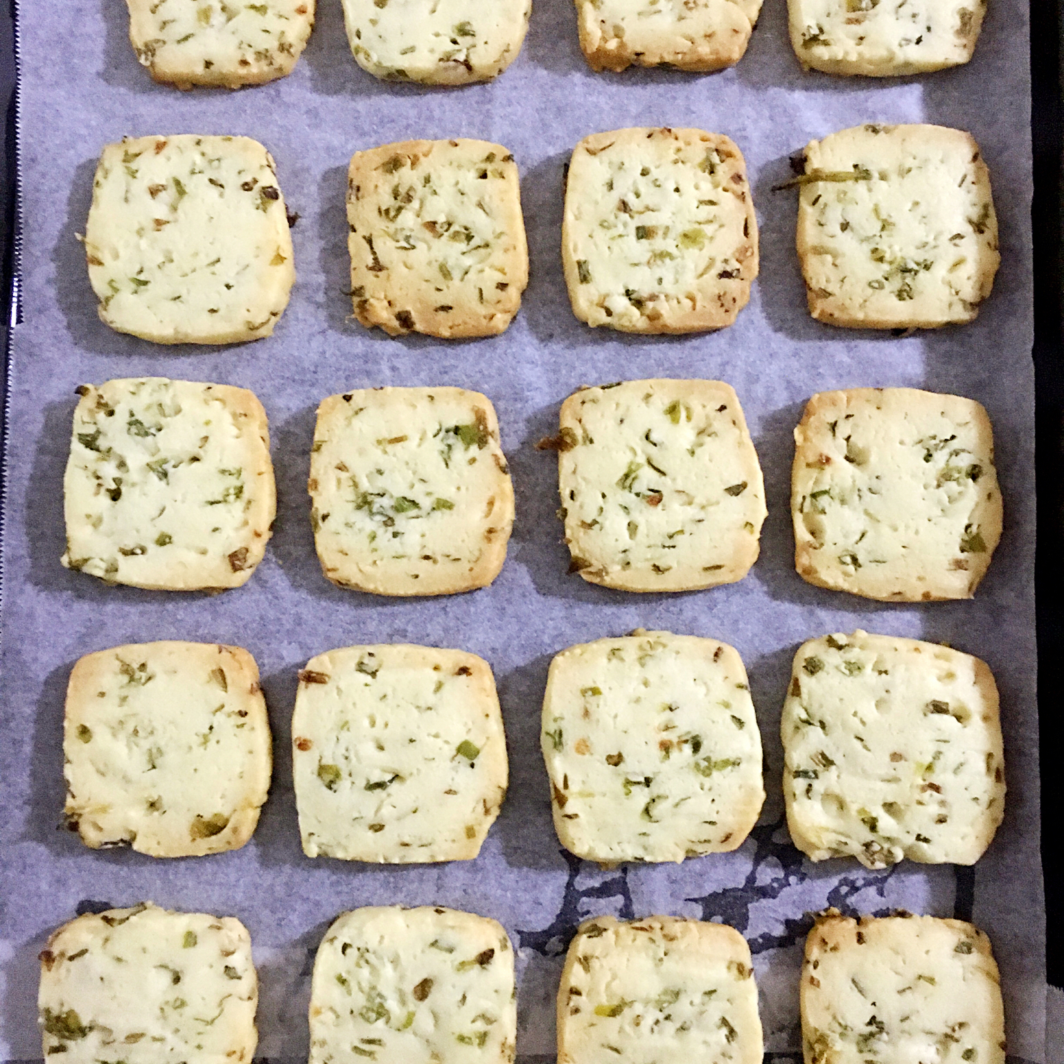 葱香曲奇——酥脆的咸味饼干