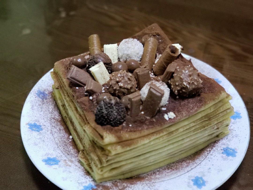 巧克力千层蛋糕