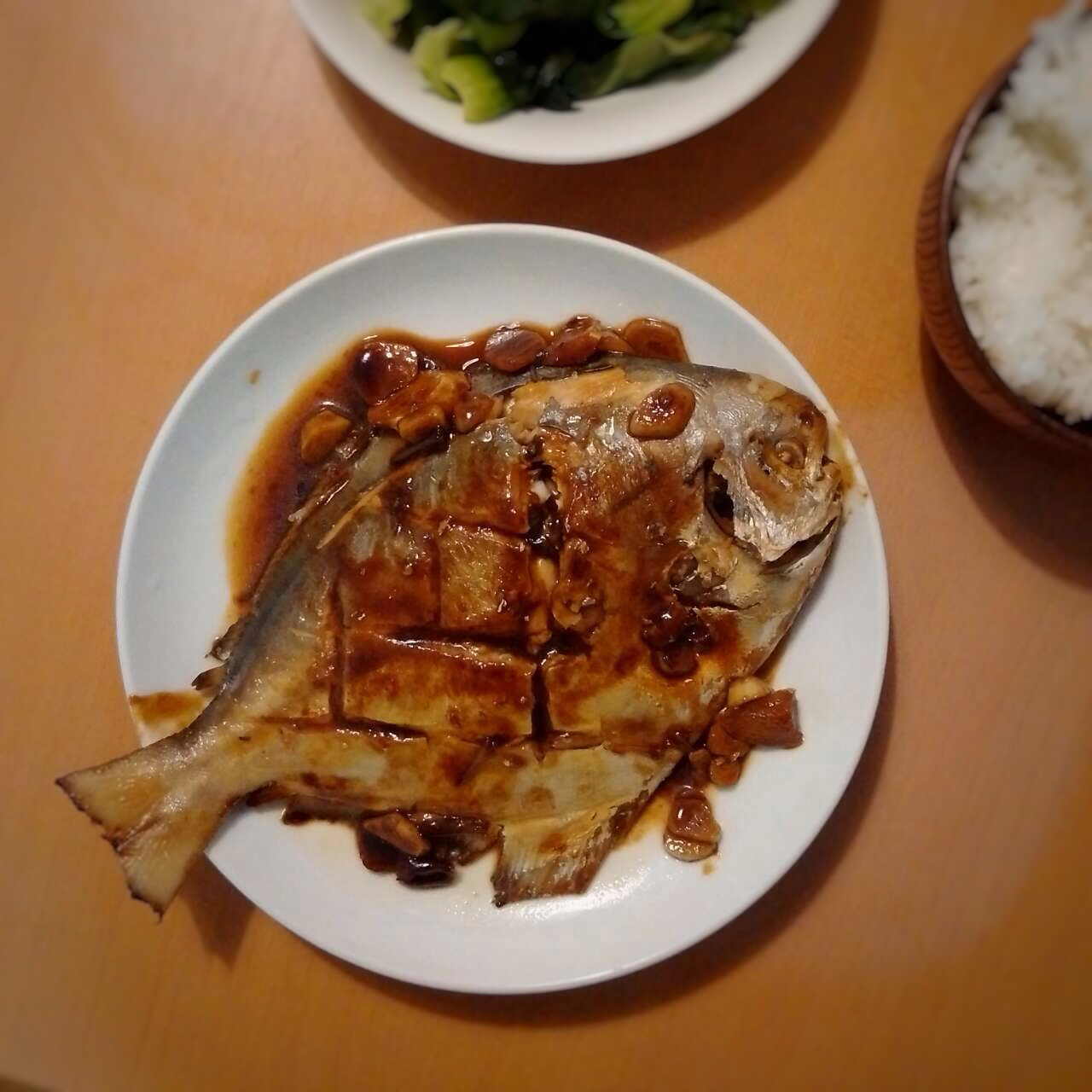 红烧金鲳鱼