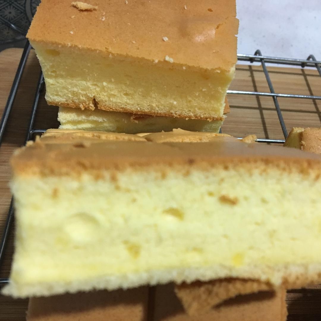 「牛奶戚风蛋糕」--家用面粉做出的戚风