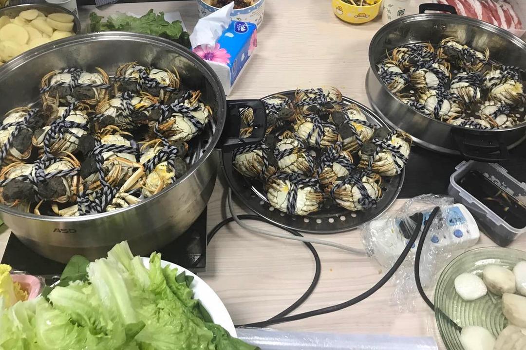 清蒸大闸蟹