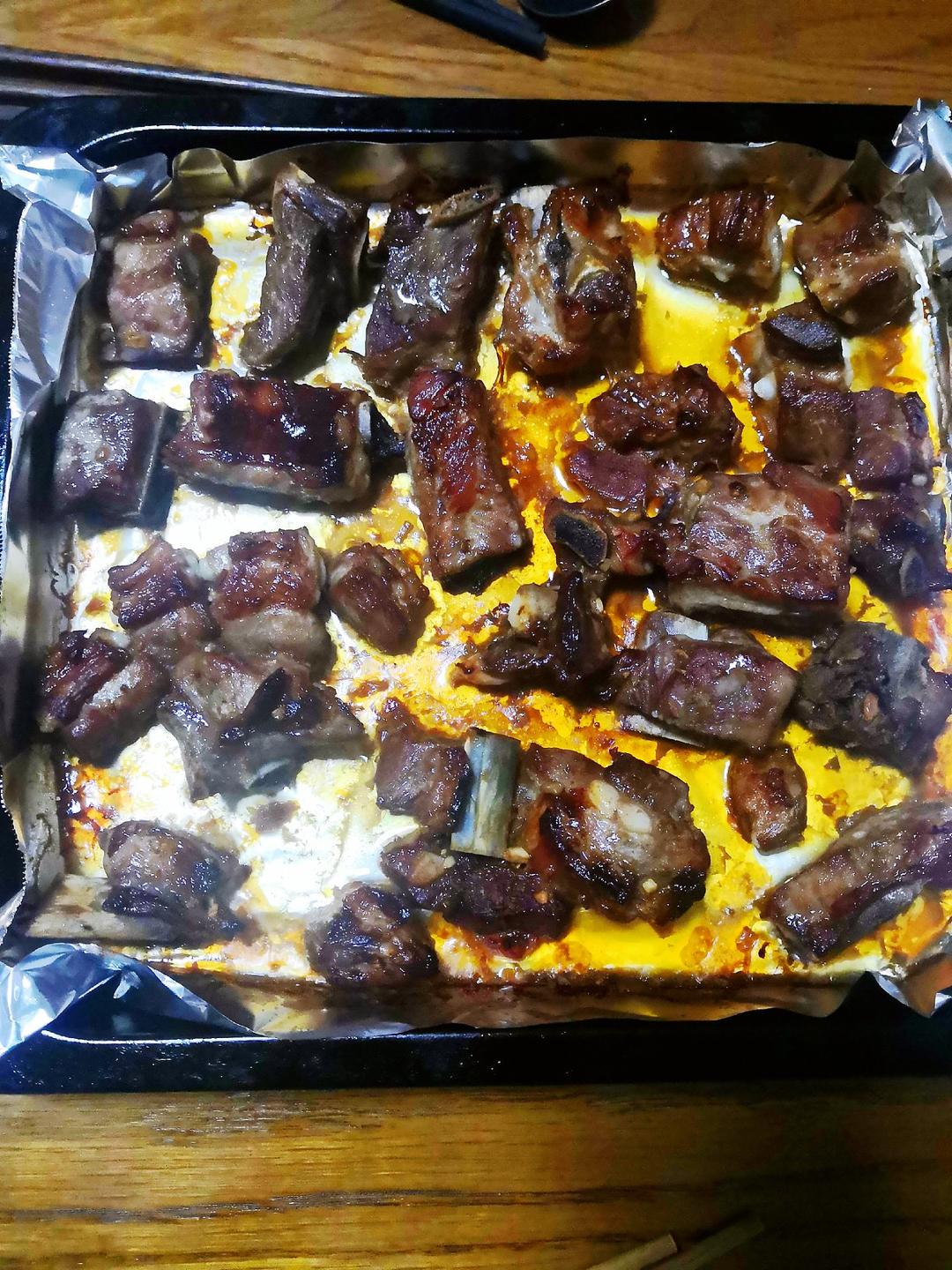 蒜香烤排骨（烤箱版）