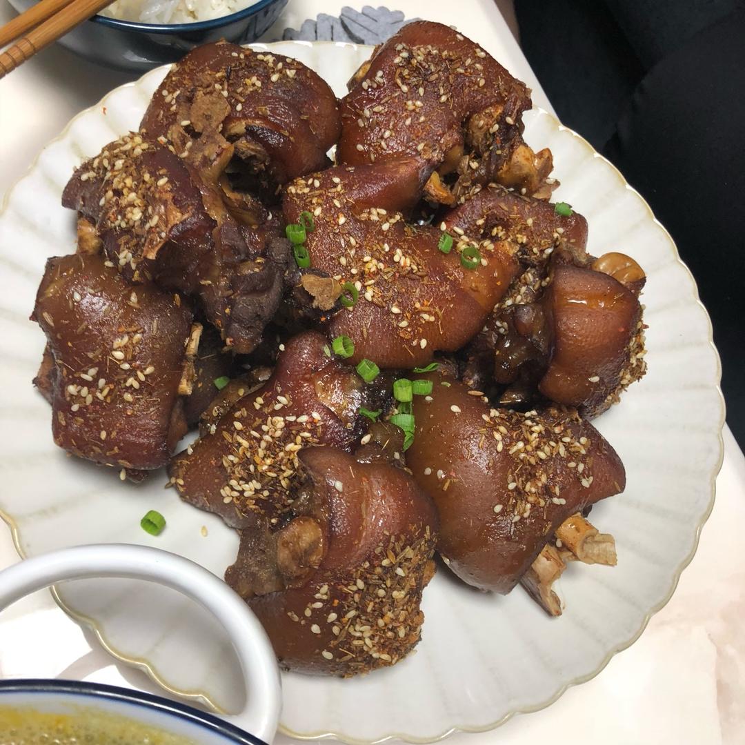 孜然烤猪蹄——北鼎烤箱食谱
