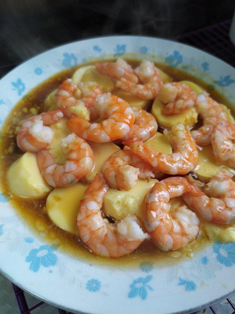 日本豆腐蒸虾仁