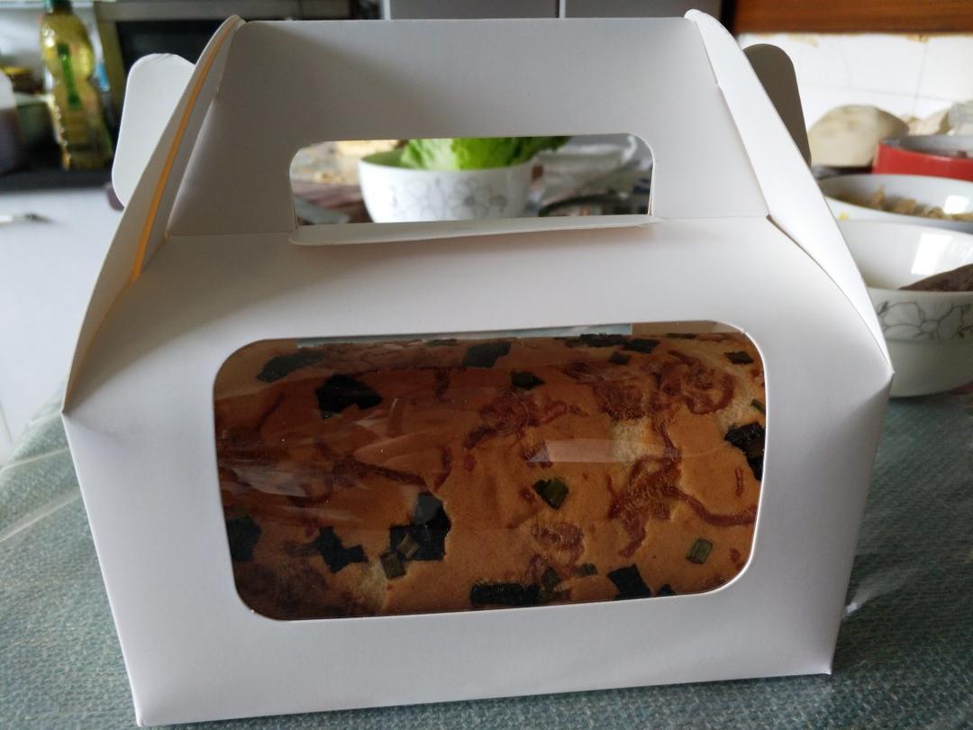 香葱海苔肉松芝麻蛋糕卷
