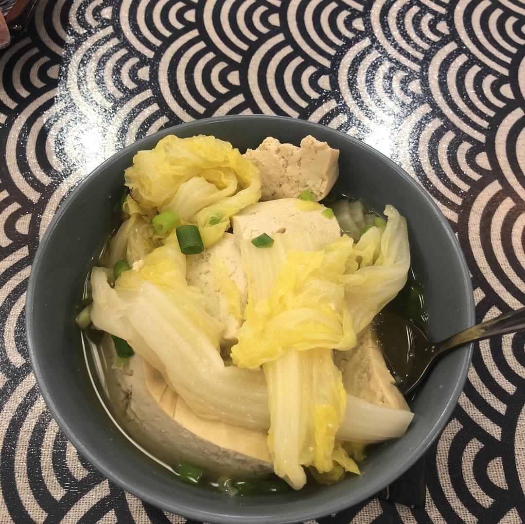 清淡食谱之白菜豆腐汤