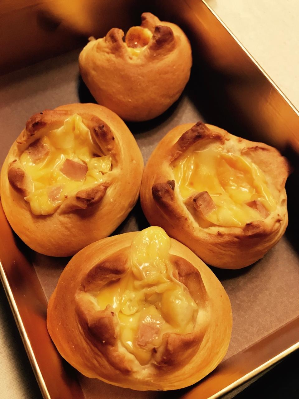 全麦芝士熔岩面包