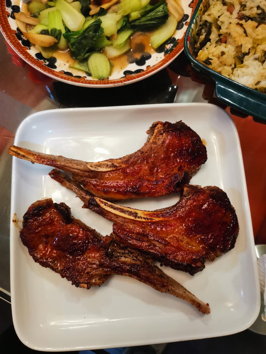 五分钟快手孜然香煎羊排