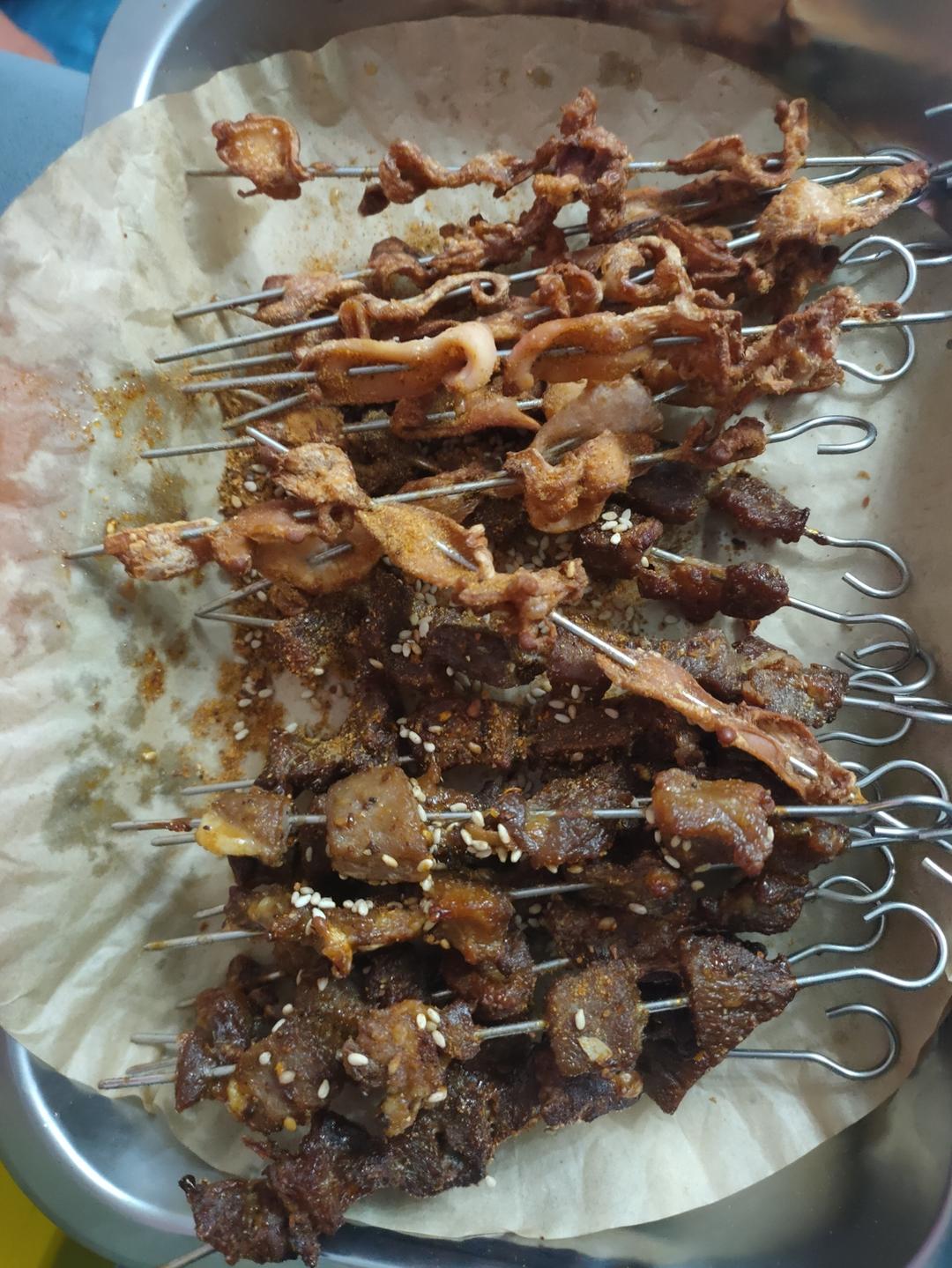 很好吃的空气炸锅烤鱿鱼