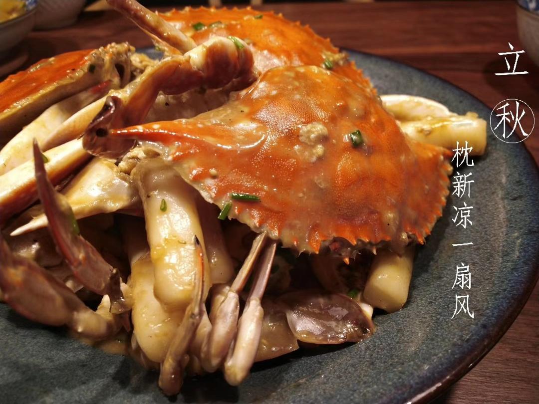 梭子蟹炒年糕