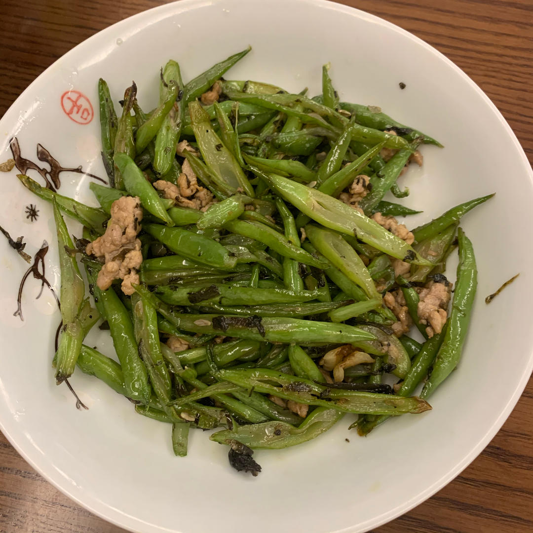 橄榄菜干煸四季豆