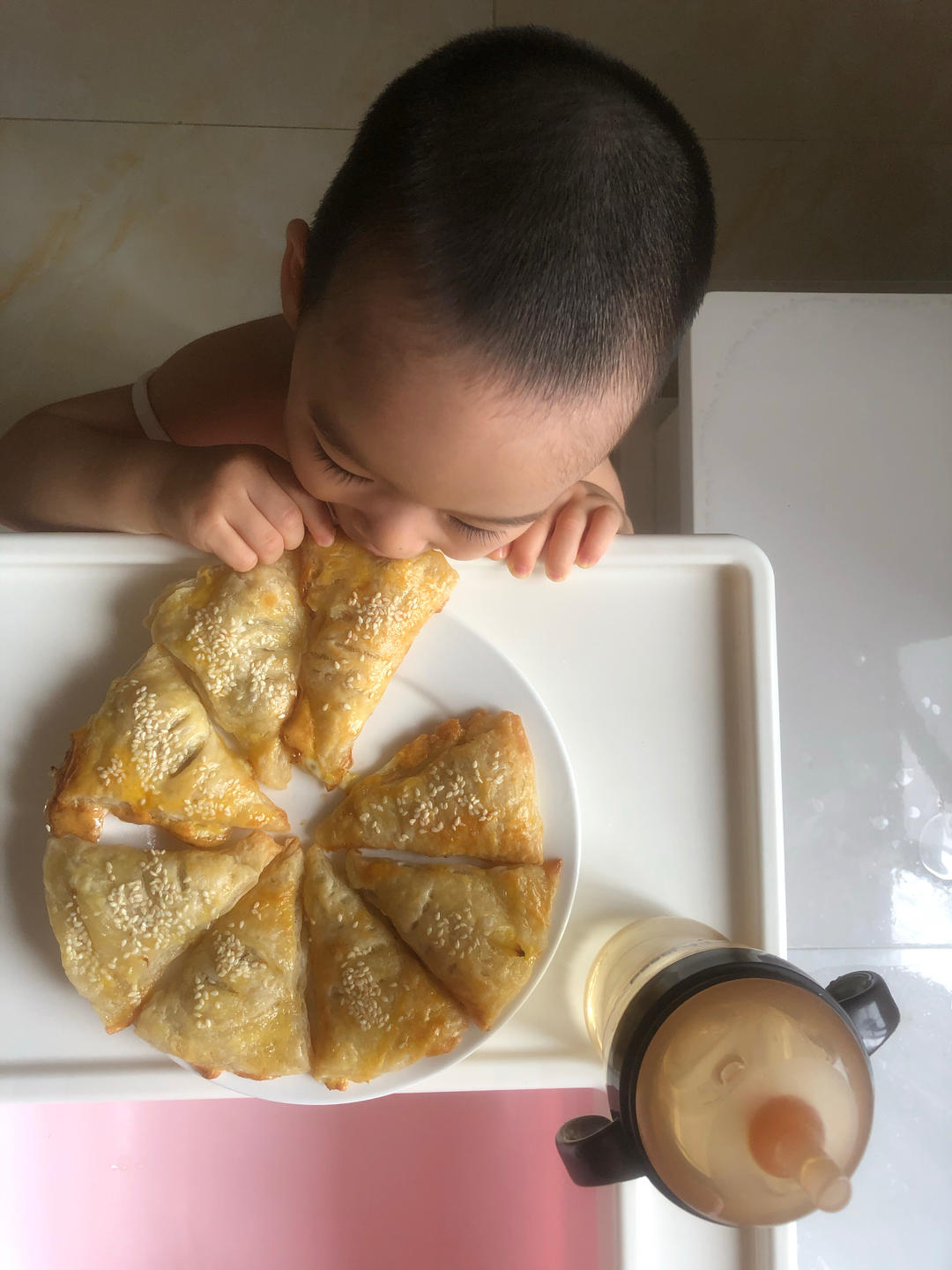 手抓饼香蕉派
