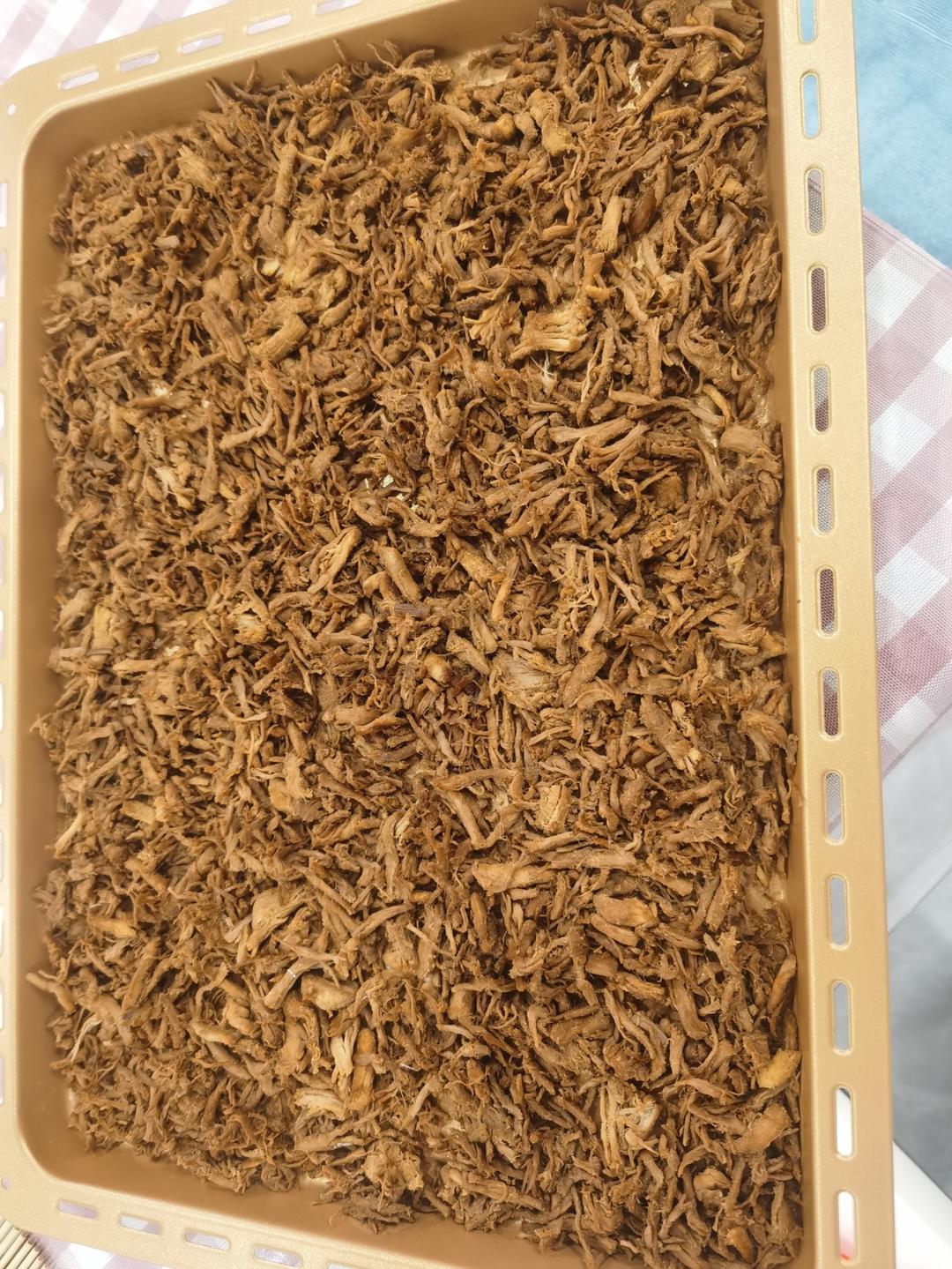 自制肉松（烤箱+榨汁机）