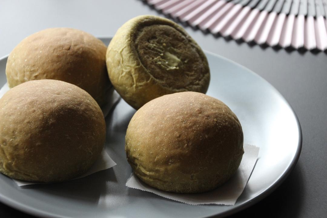 抹茶冰心小面包