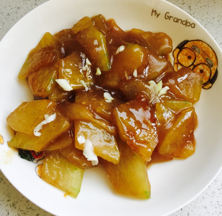蚝油焖冬瓜