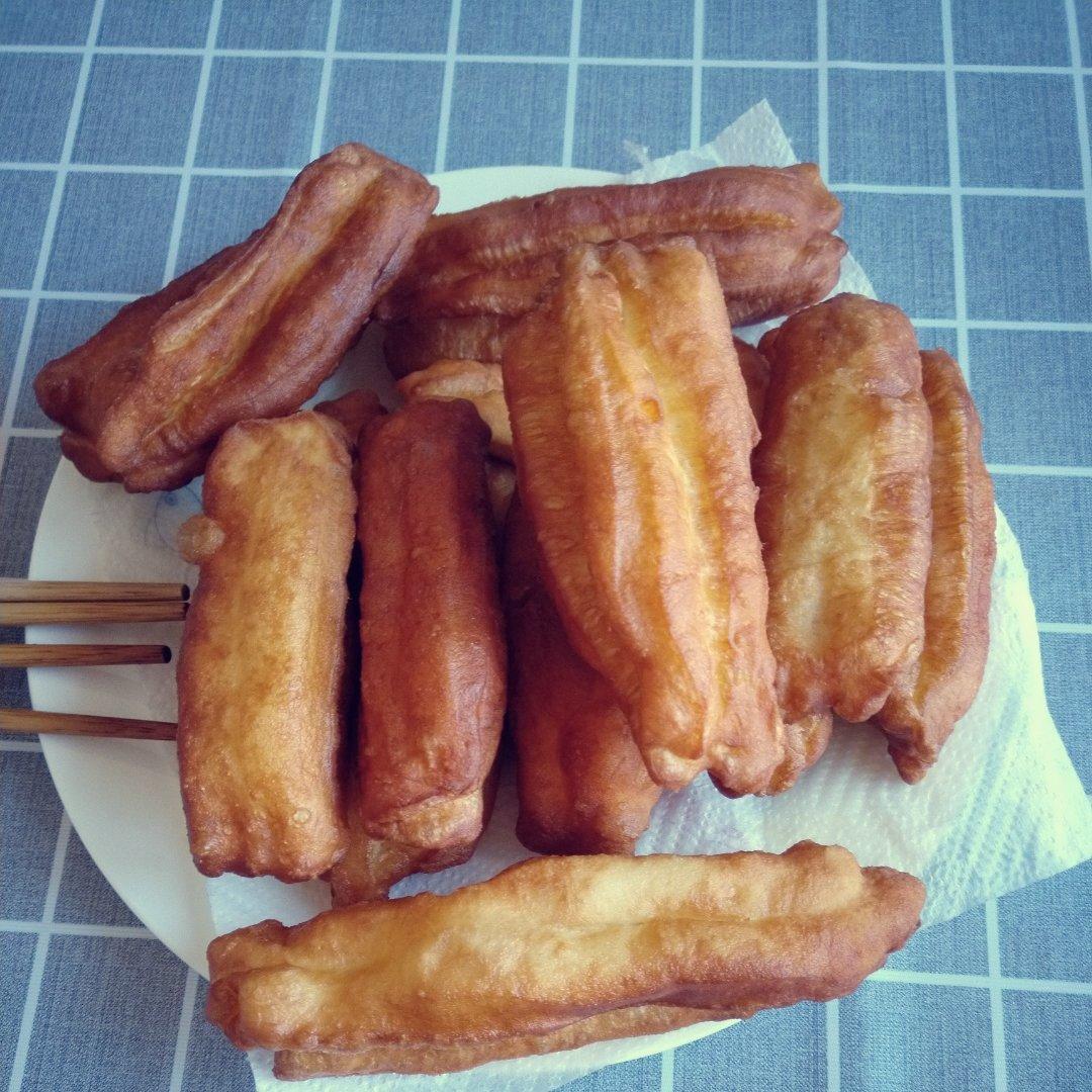 快手早餐～自制油条（酵母版，不含泡打粉、膨松剂）