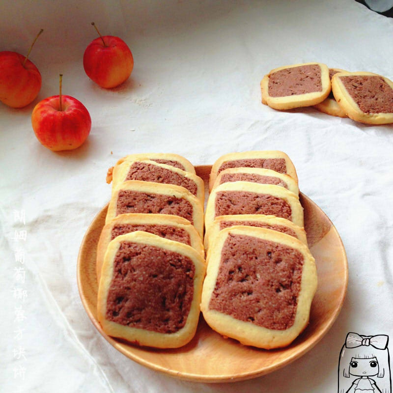 朗姆葡萄椰蓉方块饼干
