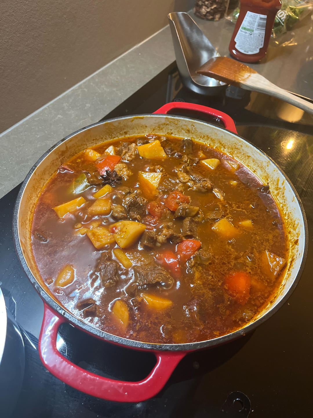 酸爽开胃！浓郁番茄炖牛腩（铸铁锅版）