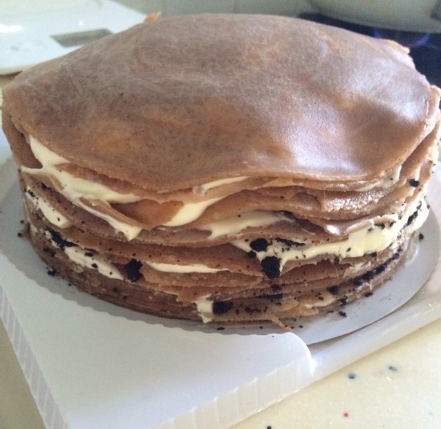 奥利奥奶油千层蛋糕-Oreo Mille Crepe