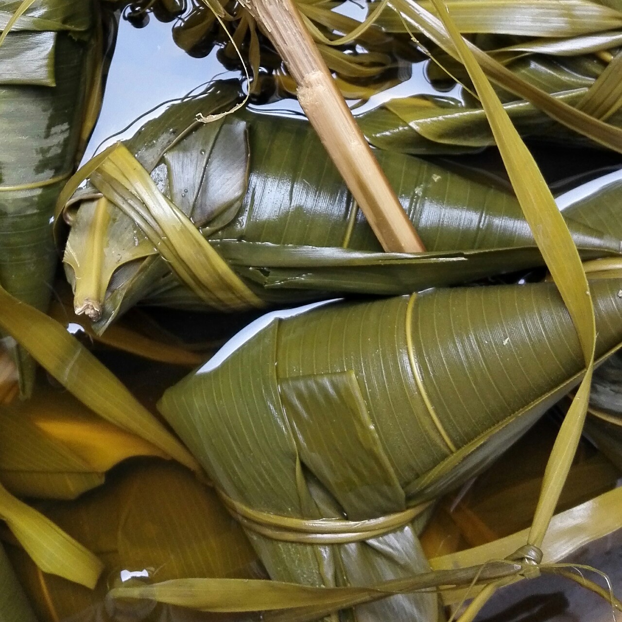 sfjy做的端午粽子小圆锥一口棕