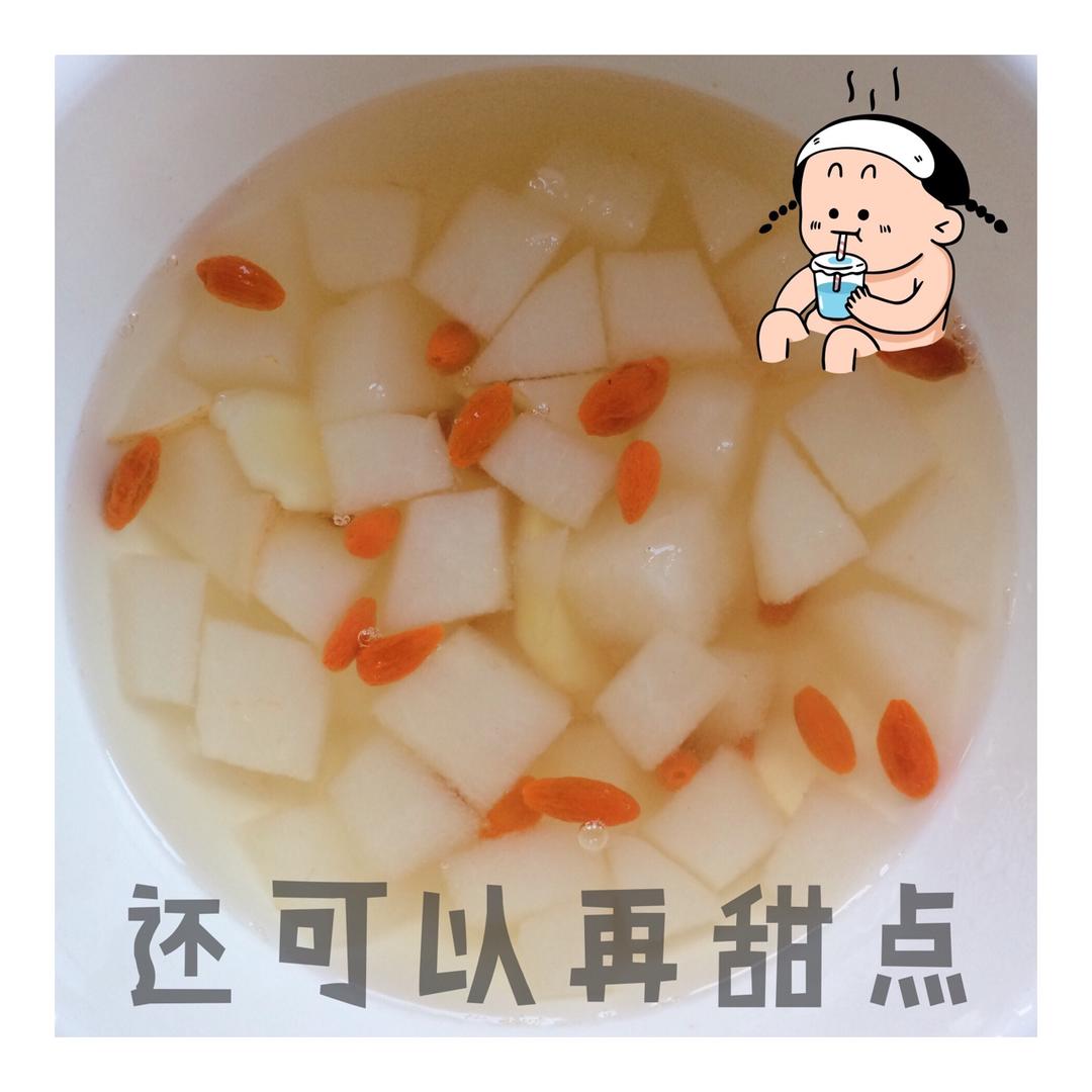 雪梨姜汤(治疗感冒)