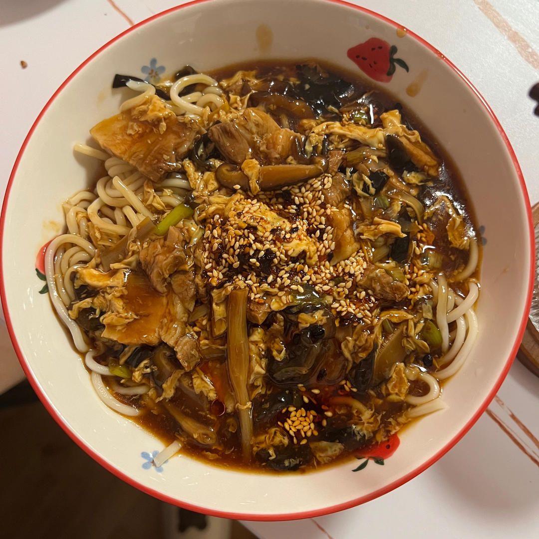 老北京打卤面的卤