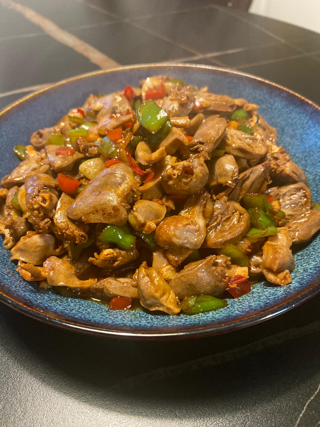 爆炒鸡胗