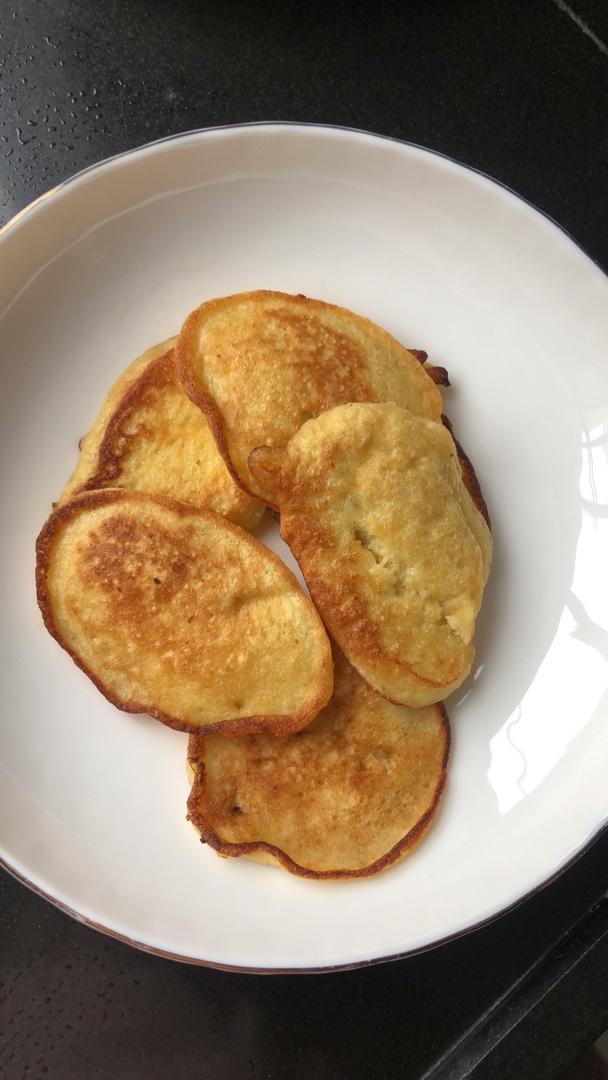 香蕉牛奶鸡蛋饼——免糖少油版