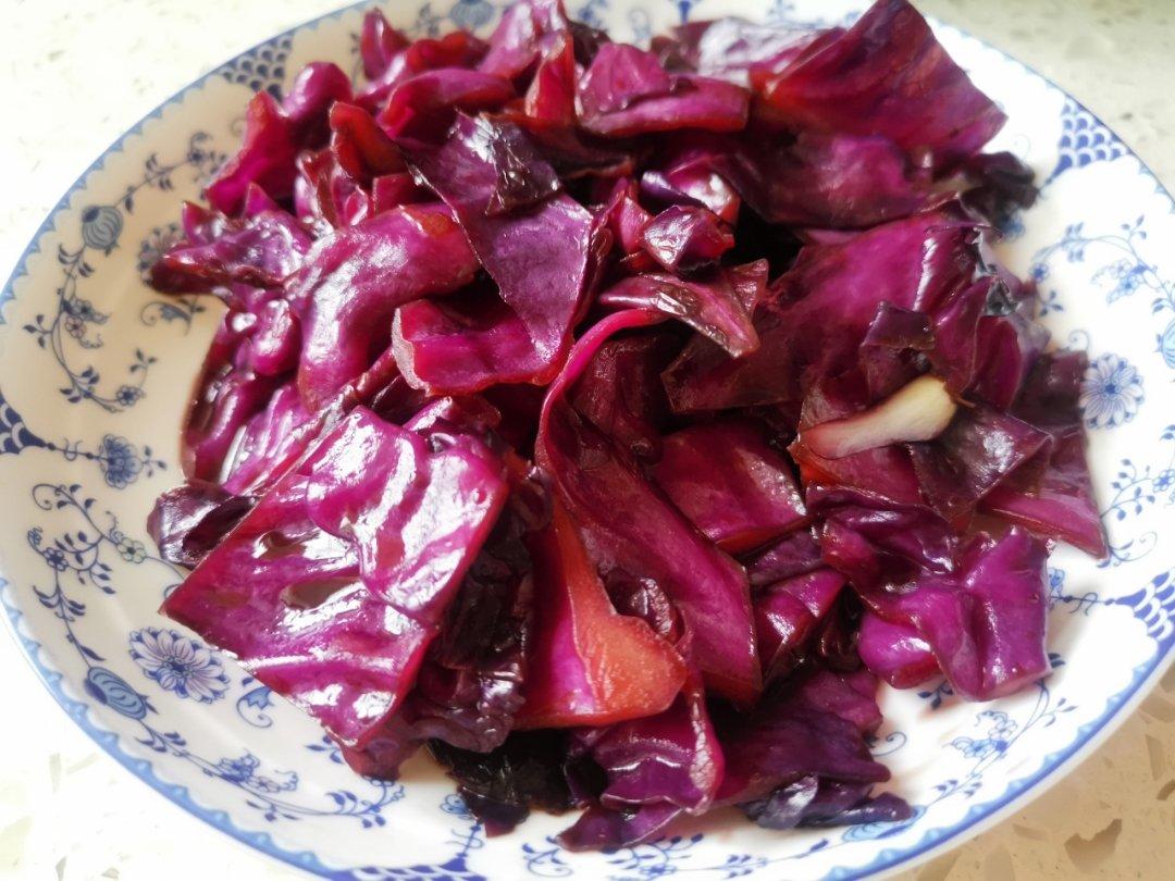 醋溜紫甘蓝
