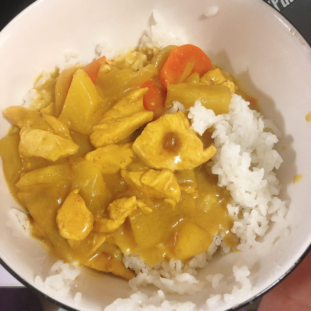 咖喱鸡肉饭