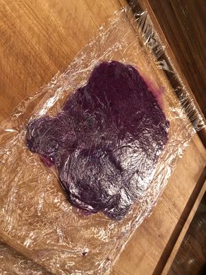 【紫薯鸡蛋卷】面点厨师教你做低卡低脂美食，快来试试吧。的做法 步骤5
